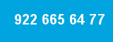 922 665 64 77 922 665 64 77